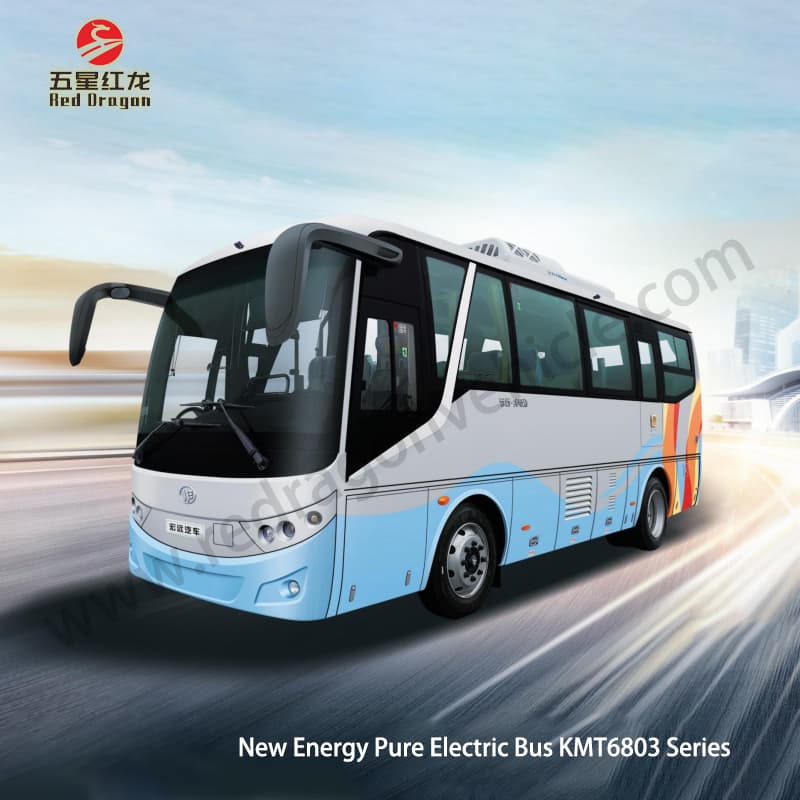 Supplier New Energy Pure Electric Bus 8 Meters 34 Seater Coach Price