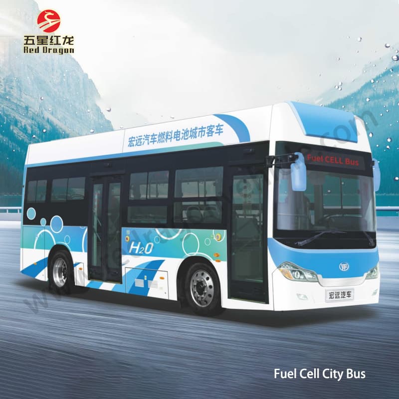 Hydrogen Fuel Cell City Bus 28 Seater Coach For Sale
